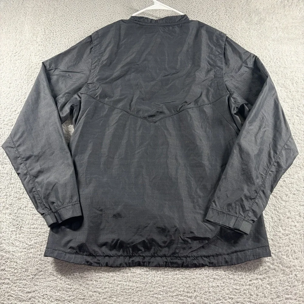 Nike Baseball Windbreaker Pull Over Mens Medium Blue Vented Lightweight Warmup